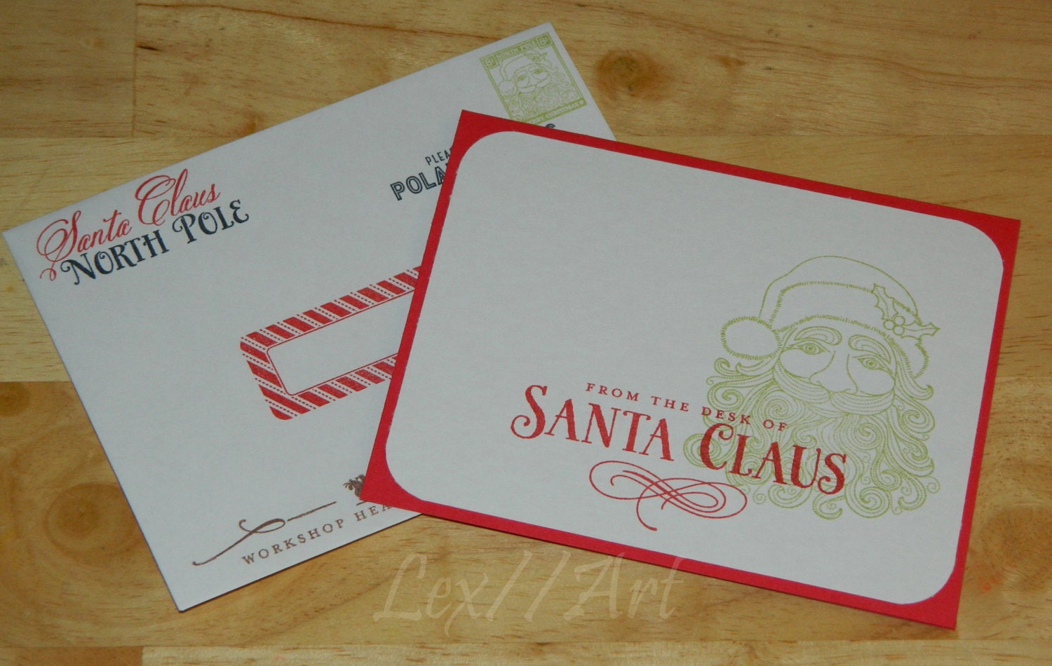 Letter from Santa Christmas Card