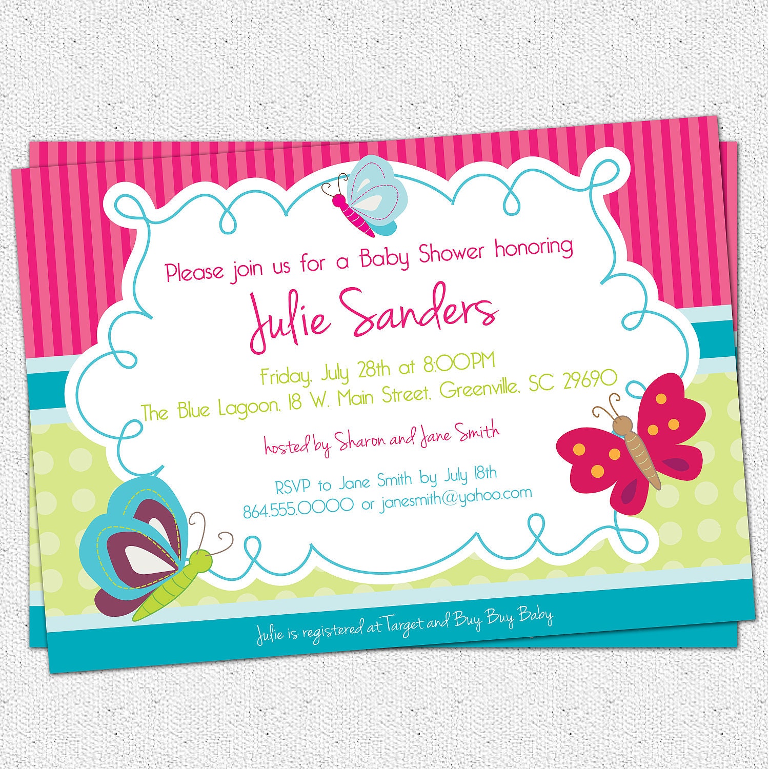 Butterfly Style Wedding Invitations | perssbrq butterfly ...