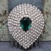 Wedding Hair Accessories,Bridal Hair Combs,Art Deco,Emerald Green,Bridal,Green Hair Comb,Bridal Hair Accessories,Vintage Inspired Hair Comb