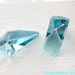 BLUE ToPAZ. Geometric Cut. ORiGAMI RoCk CAnDy GeM. 2 pc. 8.71cts. 7x15 and 5x11 mm (BT224)