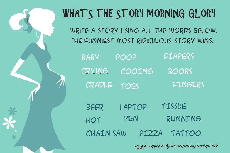 What's the Story Baby Shower Game DIY Digital
