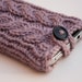 Smoky Lilac Double Cable Knit iPhone Case (3/4/4S Gen models)