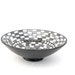 Black and white fruit bowl mosaic modern home decor classical contrast