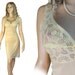 Lemon XL plus size ostalgie full mini slip 1970s vintage unterkleid - PL170