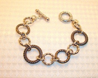 Items similar to Sterling Silver Uzi Gun Bracelet on Etsy