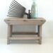 Folk/Rustic Handmade Wooden Vintage Step Stool