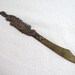 Antique Letter Opener Made of Brass Beautiful Design