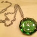 Faceted Glass and Rhinestone Necklace