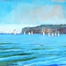 San Clemente Sailboat Seascape - Original California Landscape Painting