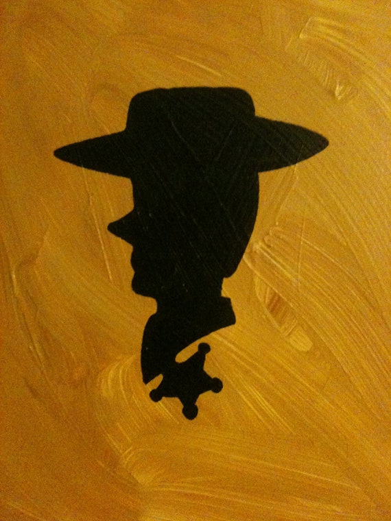Silhouette Art Disney Theme Woody