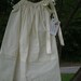 Ivory Eyelet Pillowcase Dress Size 2T OOAK