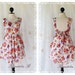 A Party Limited - Special For Spring Summer Cocktail Party Beach Sundress Deep Back Bow Tie Swing Skirt Sweet Romance Dress