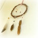 Large dream catcher - magical dream catcher weaved in white with seashells for a relaxing night sleep