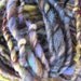 Handspun art yarn LACED WITH LICORICE 76 yards free shipping