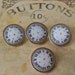 Porcelain Clock Face Buttons