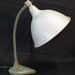Vintage Art Deco Gooseneck Lamp by Arrow Cast Iron Base