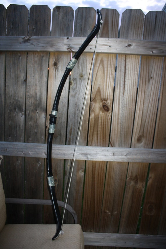 SCA Amtgard LARP Recurve PVC Take Down Bow Black and Camo