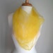 Bright Yellow Sheer Scarf
