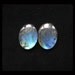 Labradorite,White Quartz Intarsia Cabochon Pair,20x15x4mm,4.97g