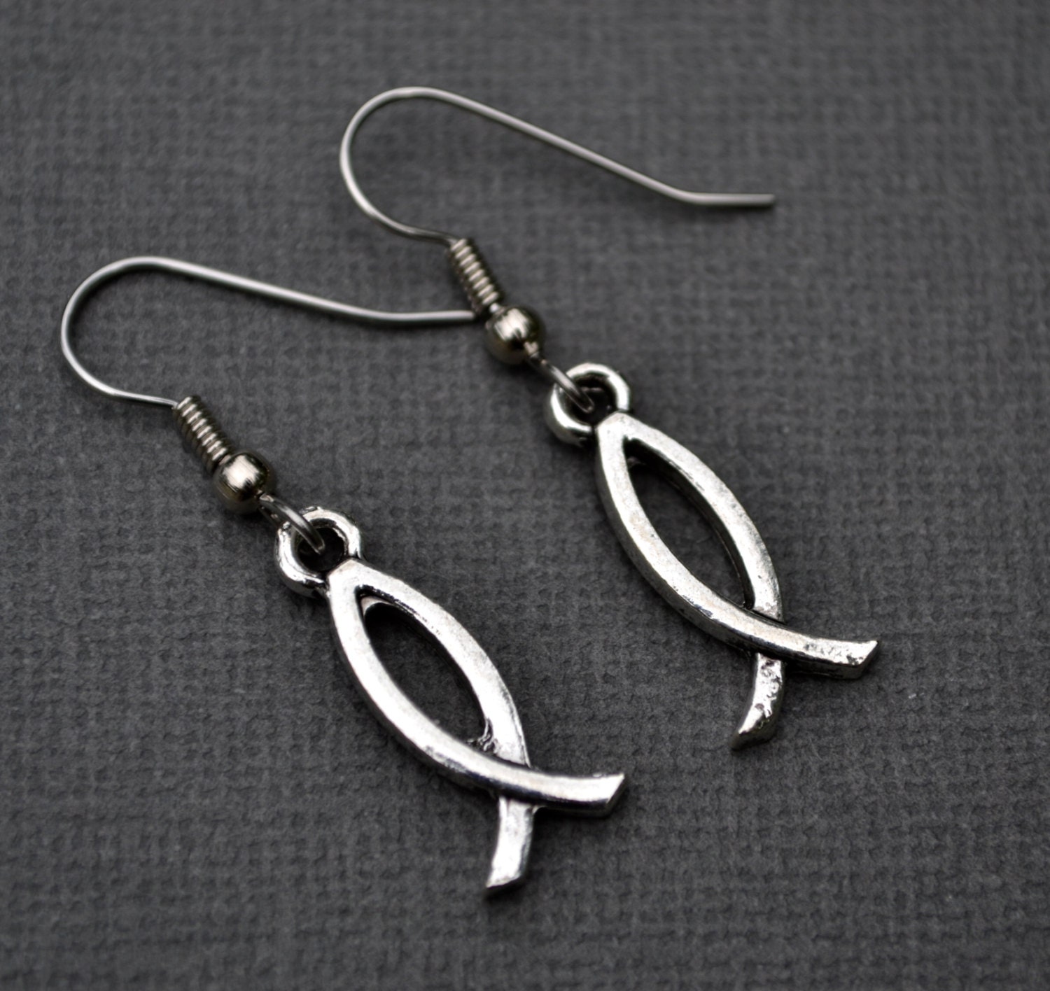 Jesus Fish . Earrings . Crosses Collection