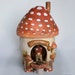 Autumn Mushroom Gnome Home with Table and Chairs