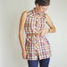 Medium Plaid sleeveless blouse