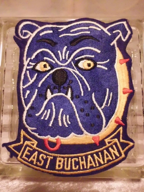 Vintage Patch East Buchanan High School Gower MO Bulldogs