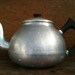 Vintage English Swan Carlton metal tea pot kettle circa 1950's / English Shop