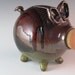 Piggy Bank With Multiple Glazes