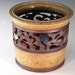 Utensil Holder With Hearts, Cutouts, And Swirl Design