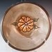 Bowl With Flower And Leaves Carved In Center