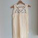 BOHO Cream Floral Girls Dress....size 6 7 8 girls....hippie. aztec. floral. cream. summer dress. girls. kids. children.