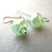 Green Peridot Earrings Crystal Earrings Mint Green Bridal Earrings Pastel Bellina Creations BellinaCreations