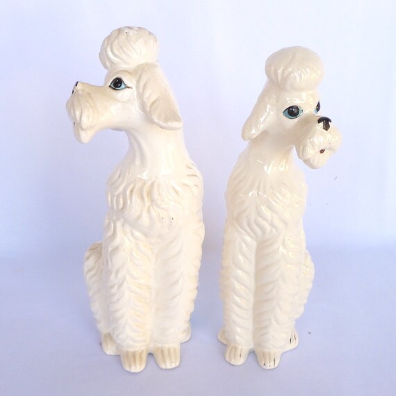 standard poodle figurines
