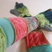 Long Recycled Sweater Sleeves Arm Warmers Fairy Gloves Teals, Mint Greens, Bubblegum Pink and Navy