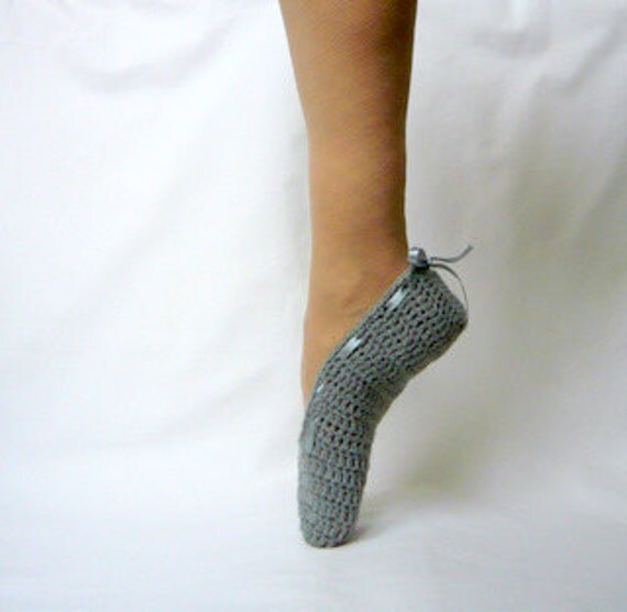 grey ballerina slippers