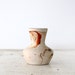 Vintage Nemadji Pottery // Small Swirling Vase