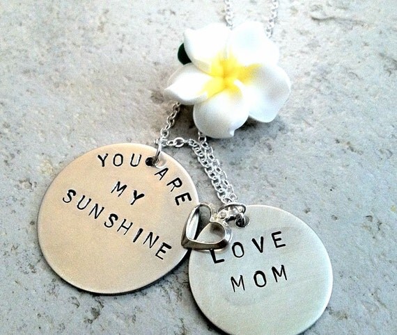 Download You Are My Sunshine Necklace Mother Daughter Necklace