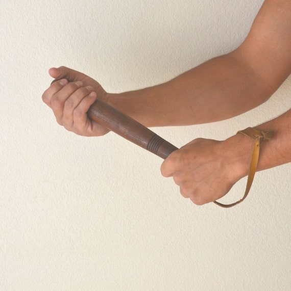 Vintage Oakland CA Wooden Police Billy Club Nightstick