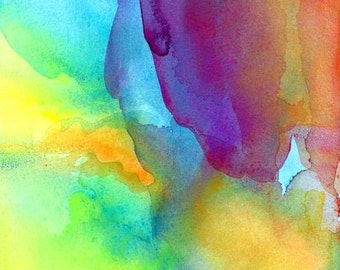 Art Print, Abstract Painting, Large, Stay Close