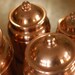 Vintage Copper Canisters, Set of 4