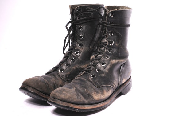 US Army 1960s Vietnam Combat Boots Size 10