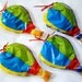 Favor bags hot air balloon set of 6