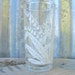 Vintage Juice Glass, White Lily of the Valley Design