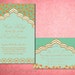 Custom Regquest Order - Reserved for Priteeka - Indian Wedding Invitation Set PALACE ROMANCE Suite Diy Pdf Template Asian Pakistani Arab