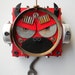 Recycled Art Collage "Devil Monkey Bot" - Original Mixed Media