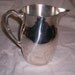 vintage silverplate water pitcher