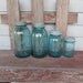 Antigue Blue Ball Perfect Mason canister set