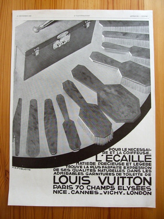 Louis Vuitton original vintage french advertising poster