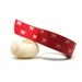 Washi Tape: Cute Little White Bows on Deep Red 15mm x 10m